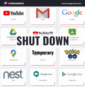 Google Stopped Working Without Prior Information And We Stopped Working From Home And The Office