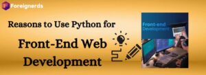 Reasons to Use Python for Front-End Web Development