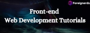 Front-end Web Development Tutorials
