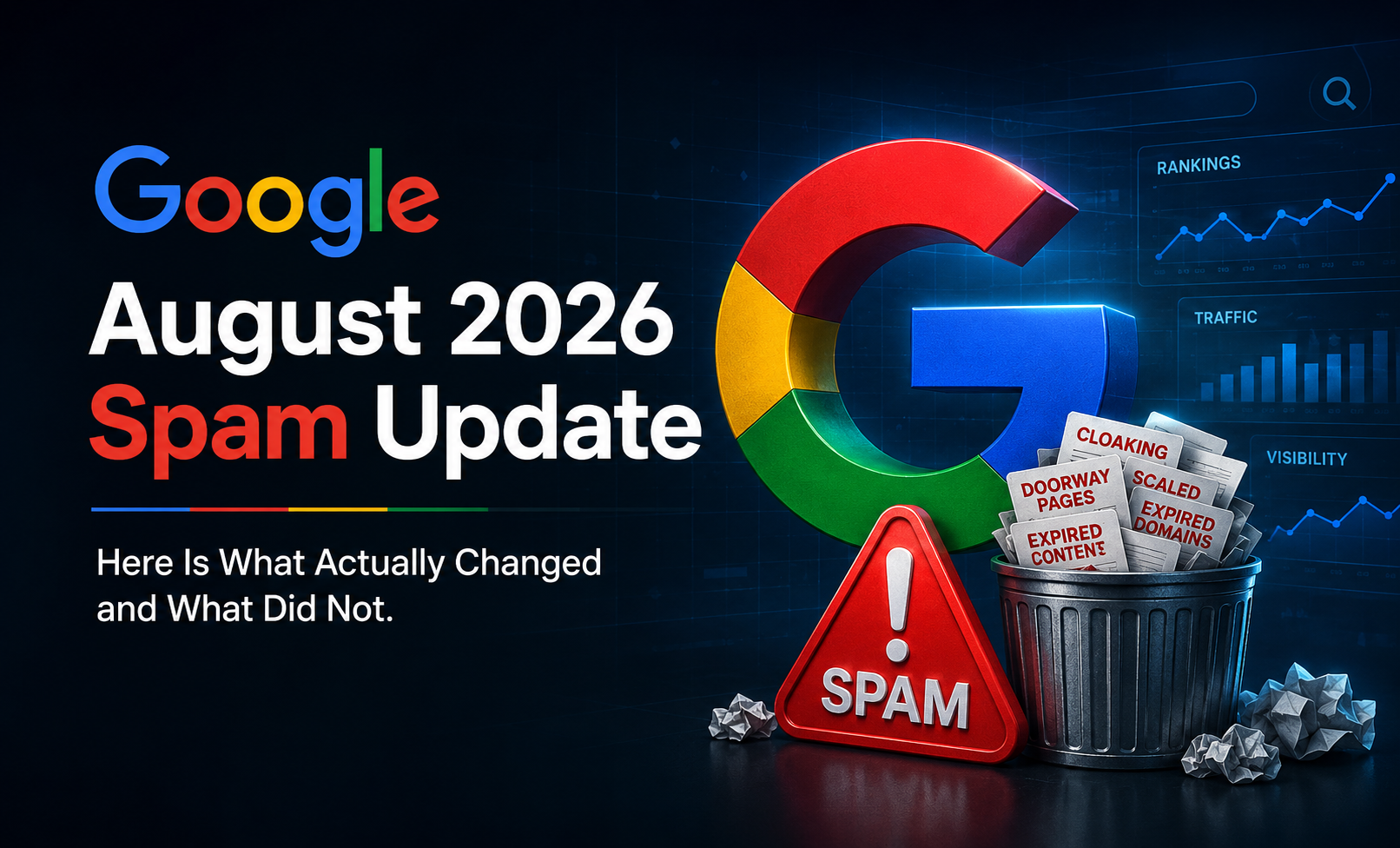 Google’s August 2026 Spam Update Is Live. Here Is What Actually Changed and What Did Not.