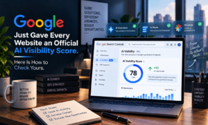 Google Just Gave Every Website an Official AI Visibility Score. Here Is How to Check Yours