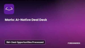 Marlo: AI-Native Deal Desk case study banner — Foreignerds